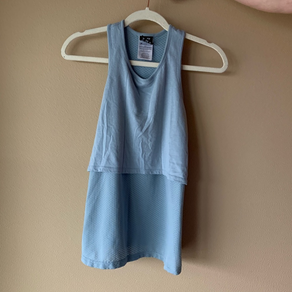 New Balance sky blue tank